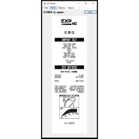 Logiciel de réception de ticket d'impression des testeurs Midtronics.