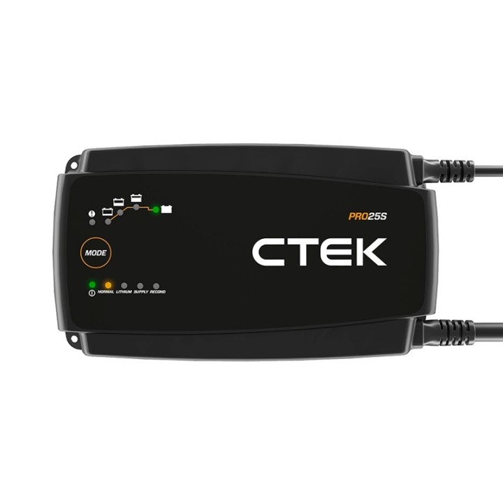 Chargeur PRO25 S Pb AGM EFB et Lithium LifePo4, le chargeur idéal de l'atelier, 25A 12V .