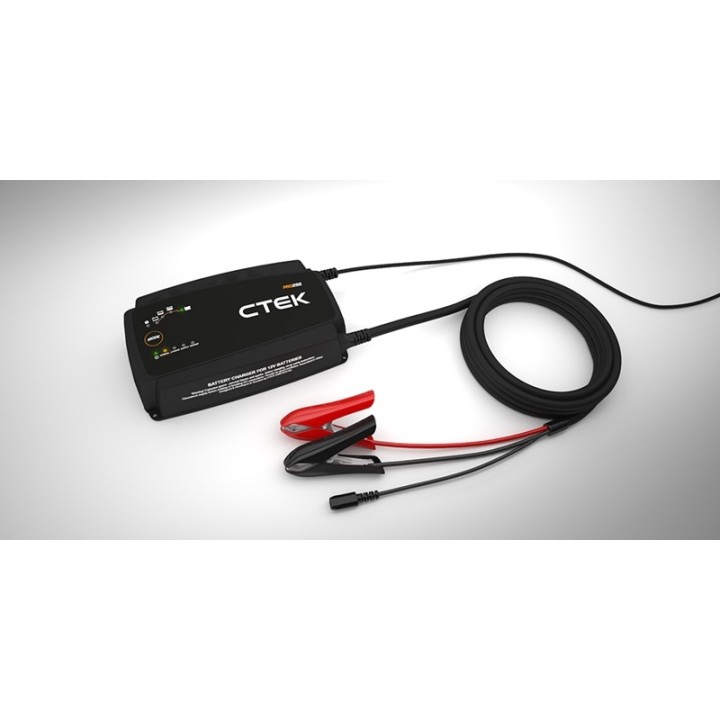 Chargeur PRO25 S Pb AGM EFB et Lithium LifePo4, le chargeur idéal de l'atelier, 25A 12V .
